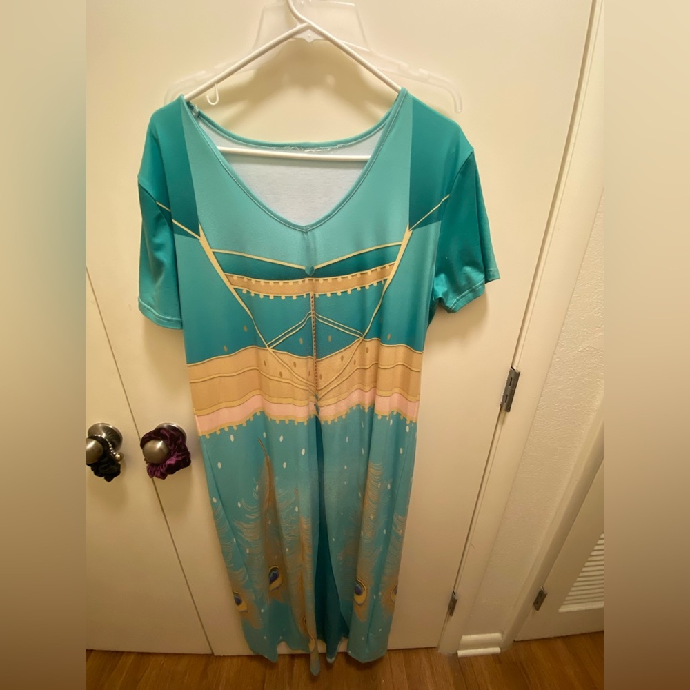 Princess Jasmine Disney inspired custom handmade Halloween costume Maxi Dress
